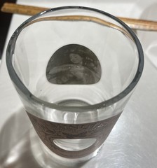 Upcycled Drinking Glass made from Cut Wine Bottle – Home Bar/Man Cave