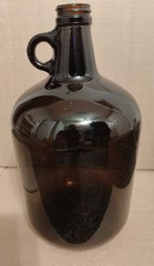 Christian Brothers Winery Napa California Gallon Glass Jug Dark Amber with Label