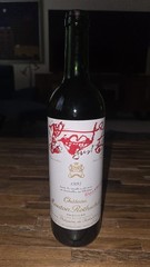 Chateau Mouton Rothschild Pauillac 1995 Empty Bottle No Cork
