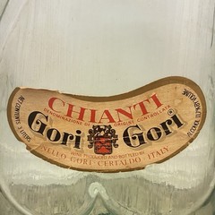 Vintage Gori Gori Chianti Rifle Bottle 3L Green Glass Italy 1960s 45.5 In Tall