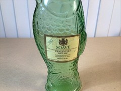 PESCEVINO VINTAGE EMPTY FISH SHAPED WINE BOTTLE *** FREE SHIPPING** 13&Prime; / 1983