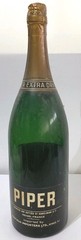 Vintage Piper-Heidsieck Extra Dry EMPTY Display Champagne Bottle 18&Prime; tall