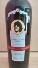 Bottiglia di Vino Maradona Limited Edition