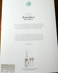 PERRIER JOUET CHAMPAGNE. BELLE EPOQUE EMPTY BOX+BOTTLE Floral 750ml. 2011
