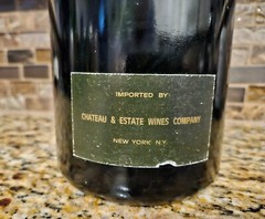 Vintage 1979 Perrier-Jouet Fleur De Champagne 1.5lt Wine Bottle Empty Painted