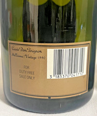 🍋 2 Vintage Moet et Chandon a Erernay Champagne Cuvee Dom Perignon Vintage 1990