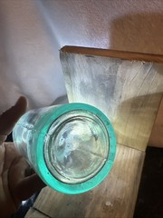 Kick Up Bottom Aqua Bottle Pre 1920s