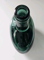 Dark Green Glass Wine Bottle 8&Prime;H Stamped 29 231 F