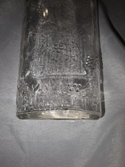 Vintage Garrett American wines half pint wine bottle 7 Inches