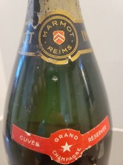 Vintage LARGE 3 QT Marmot Champagne Bottle 1961 EMPTY 18&Prime; Bottle Blanc De Blancs
