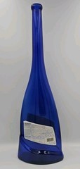 Cobalt Blue Glass Wine Bottle Very Tall 19 1/8&Prime; Decorative Incanto Italy 1.5 L
