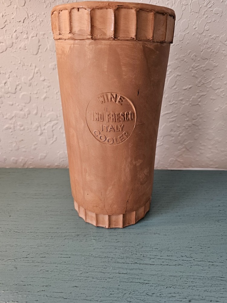 Vintage Italian Terra Cotta Wine Cooler