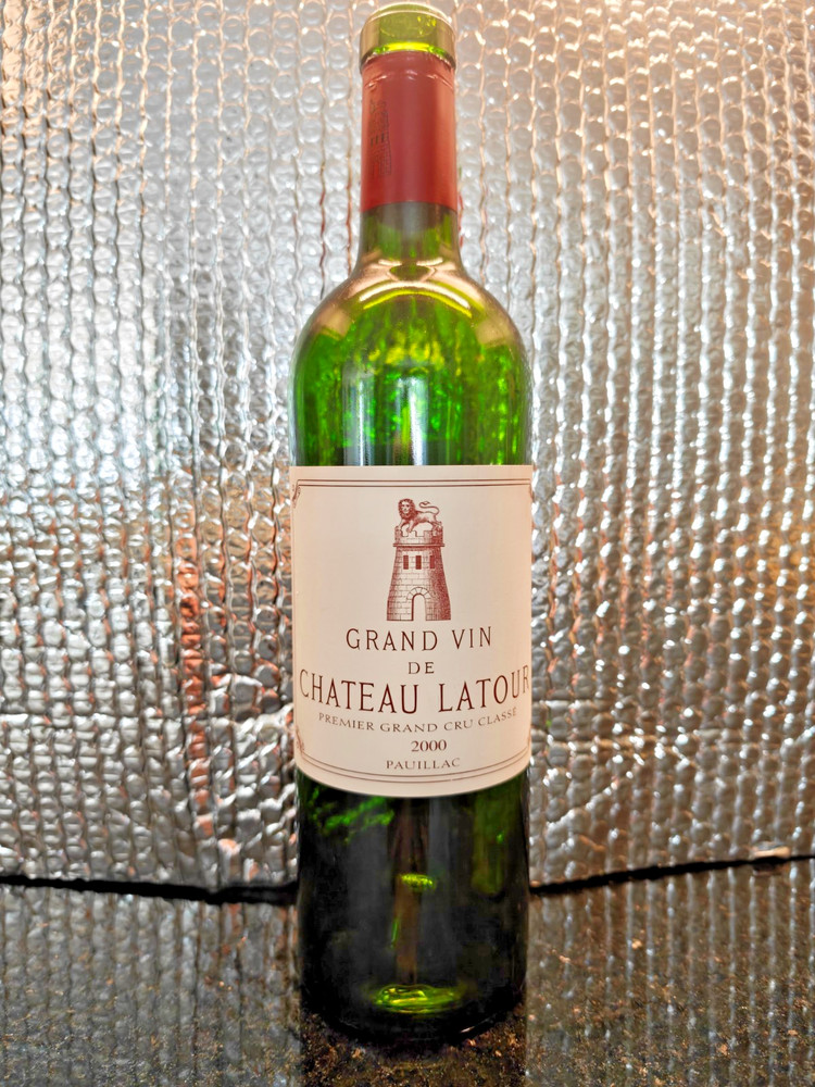 Grand Vin de Chateau Latour 2000 Vintage Empty Bottle