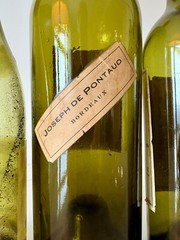 vintage empty wine bottles 1947/1949/1950