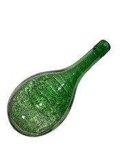 Vtg Wine Bottle Decanter Vino D Italia Italy Round Bottom Green Glass Bordeaux