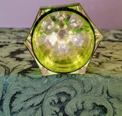 Moser Koloman Rare Fine Wineglass Bohemia Meyr&rsquo;s Neffe, Paneled Crystal C. 1900