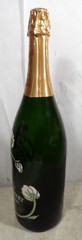 Vintage 1999 Perrier Jouet Floral Champagne Dummy Empty Bottle Prop Jeroboam Big