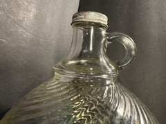 Vintage Italian Swiss Colony California 1950&rsquo;s Glass Gallon Wine Bottle Empty