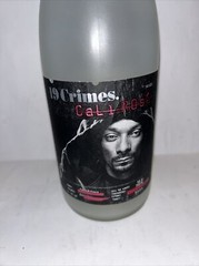 19 Crimes Snoop Dog Brand Cali Rose Empty Wine Bottle 750ml 2020 Frosted Glass