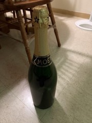 Moet Chandon Dummy 16 Inch Empty Advertising Champagne Bottle TGI Fridays