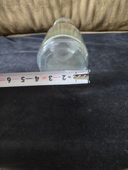 Paul Masson Since 1852 Embossed Glass Milk Bottle Carafe Decanter Vintage G-1