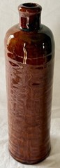 Brown Glazed Newberry Wine Bottle