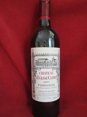 2001 Chateau L&rsquo;Eglise-Clinet Empty Wine Bottle no cork
