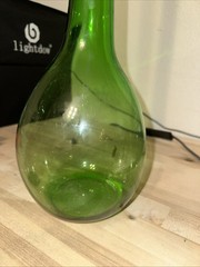 Very Old Huge GREEN Vintage Bottle ( Wine Bottle From Italy ) Not Sure