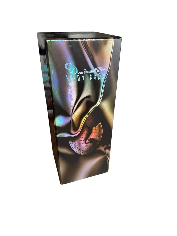 LADY GAGA Dom Perignon EMPTY Champagne Box & Insert Hologram Vintage 2010