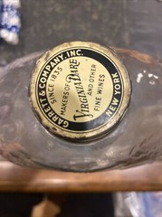 Beautiful GARRETT’S American Wines Vintage Embossed Eagle Bottle Half Gallon