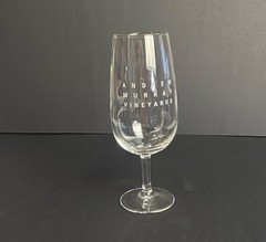 Andrew Murray Vineyards Wine Glass France Clear Stemware Collectible Excellent