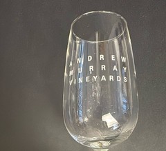 Andrew Murray Vineyards Wine Glass France Clear Stemware Collectible Excellent