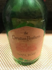 Vintage Christian Brothers Green Liquor Wine Bottle 1/2 Gallon Bank