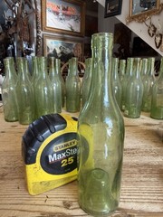 Antique Single Serve Wine Bottle French Hand Blown Punt