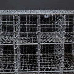 Antique 50 Bottle French Wine Cage c.1930-1940