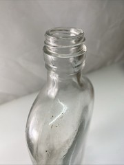 Antique Wine Liquor Bottle Clear Pint Owens-illinois Glass Co. Embossed Base
