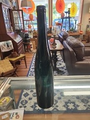Antique Hock/Rhine Wine Bottle Dark Teal Jim Thorpe PA 1800s Kemple Wheaton?