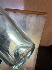 Kick Up Bottom Aqua Bottle Pre 1920s