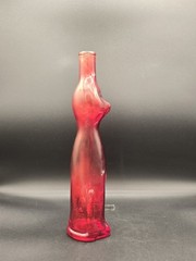 Red Mosel Riesling Qualitatswein Red Cat Empty Wine Bottle Cat Lovers AS-IS