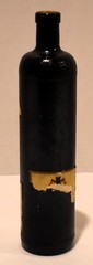 Vintage 1992 Black Tower German Wine Bottle – Empty
