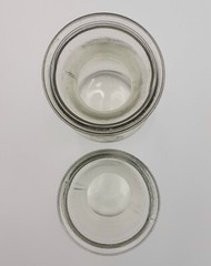 Vintage Paul Masson Embossed Since 1852 Glass Wine Carafes Set Of 2