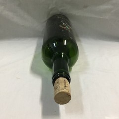 Vintage Dark Green Wine Champagne Bottle with Indian Image Painted 12&Prime; Tall