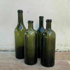 Old French Green Glass wine water pastis bottle circa 1920 22092112