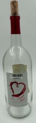 Empty Arundel Cellars Sweet Kiss Concord 1.5L Wine Bottle w/Cork Large Display
