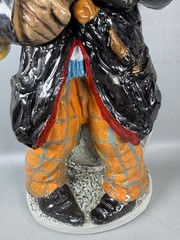 Vintage 1979 Angelo Bardi Italian Ceramic Clown Wine Bottle Decanter RARE 16”