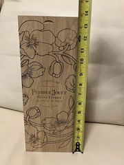 Perrier Jouet Champagne Maison Pondée En 1811,Product Of France Heavy Empty Case