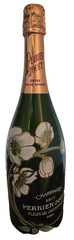 PERRIER JOUET EMPTY 750 ML ANEMONE CHAMPAGNE BOTTLE SEAGRAM CHATEAU ESTATE NYC