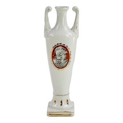 F. lli Marchi Brescia Wine Bottle Vase Hand Painted Italy Roman Urn Style 12&Prime;