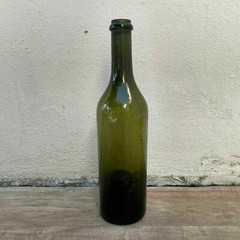 Old French Green Glass wine water pastis bottle circa 1920 21092114