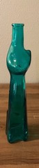 HAPPY CAT MOSEL REISLING RHEINHESSEN GERMANY WINE BOTTLE TEAL. NU-16